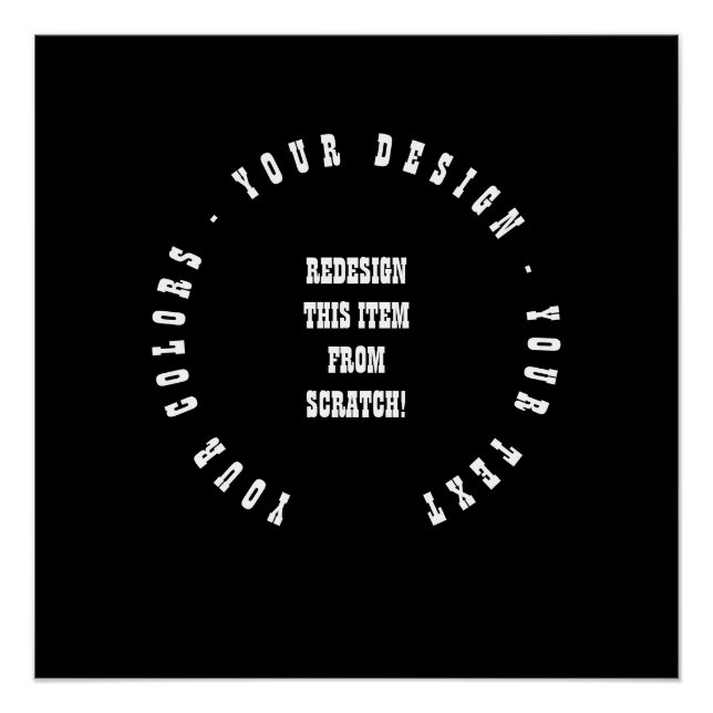 Pôster Create Your Own (Frente)