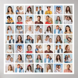 Poster Create Your Own 49 Photo Collage 