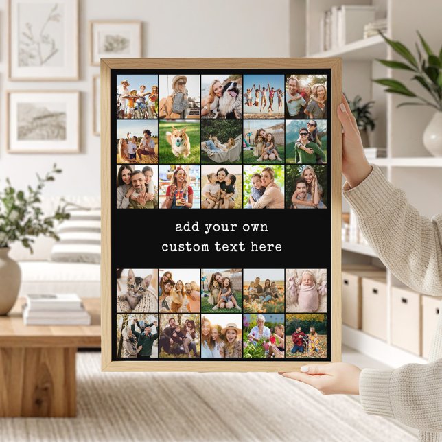 Poster Create Your Own Custom 25 Photo Collage (Criador carregado)