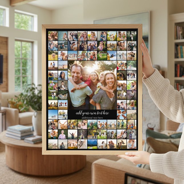 Poster Create Your Own Custom 79 Photo Collage (Criador carregado)