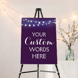 Poster Create your own WEdding/party sign