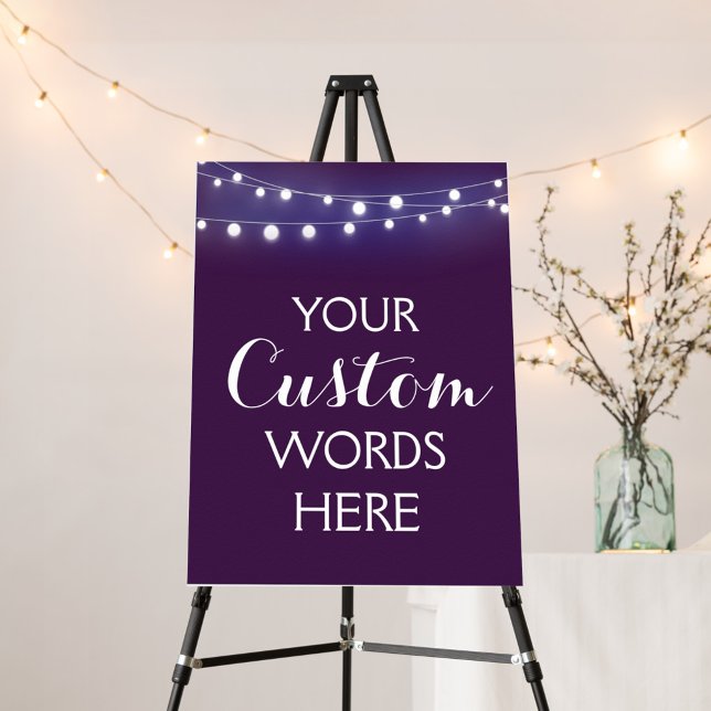Poster Create your own WEdding/party  sign (Criador carregado)