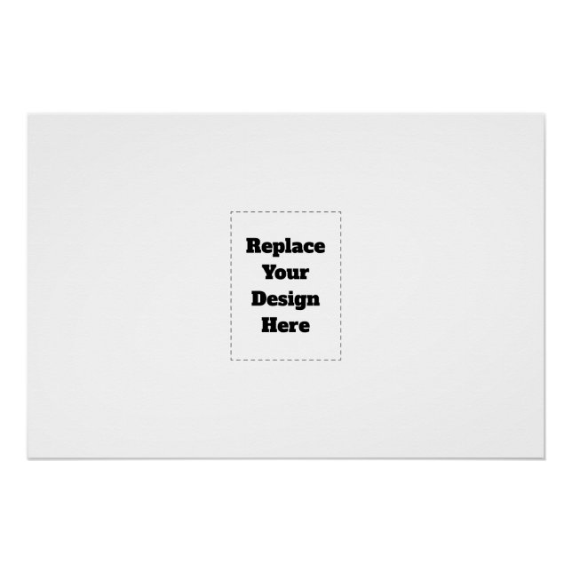 Pôster Create Your Own white  (Frente)