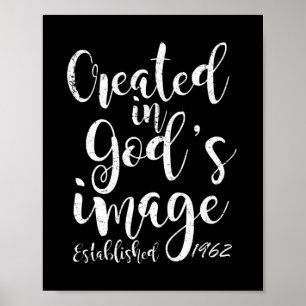 Poster Created In God's Image 1962 60th Birthday