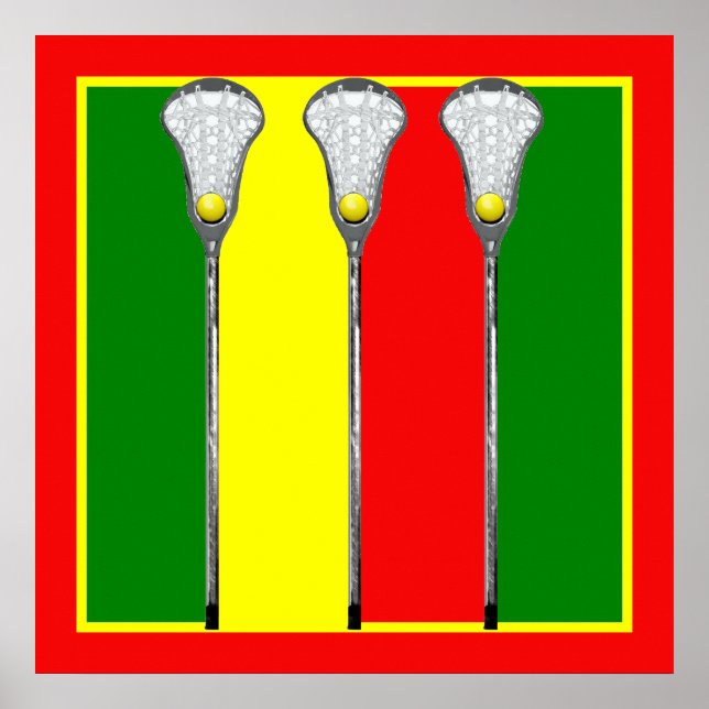 Poster Creative Lacrosse Decor (Frente)