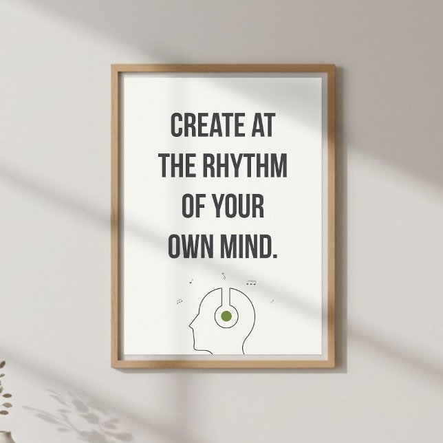 Poster Creative Studio Wall Art. Minimal Inspiration (Criador carregado)