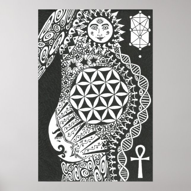 Poster Creatrix Cósmico (Frente)