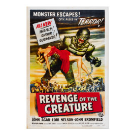 Pôster Creature Horror Monster Movie Poster
