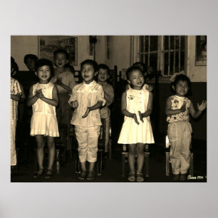 Poster Creche Changsha na China antiga