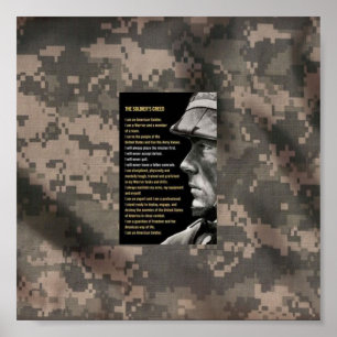 Pôster Credo do exército