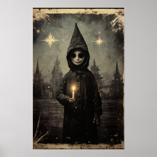 Poster Creepmas Spooky Gothic Vintage Boy
