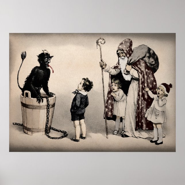 Poster Creepy Krampus (Frente)