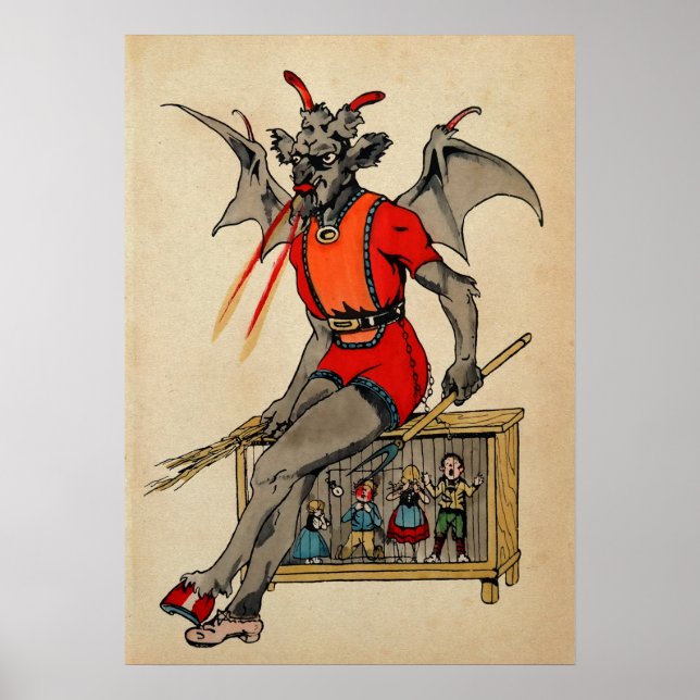 Poster Creepy Krampus (Frente)