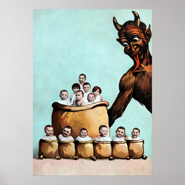 Poster Creepy Krampus (Frente)