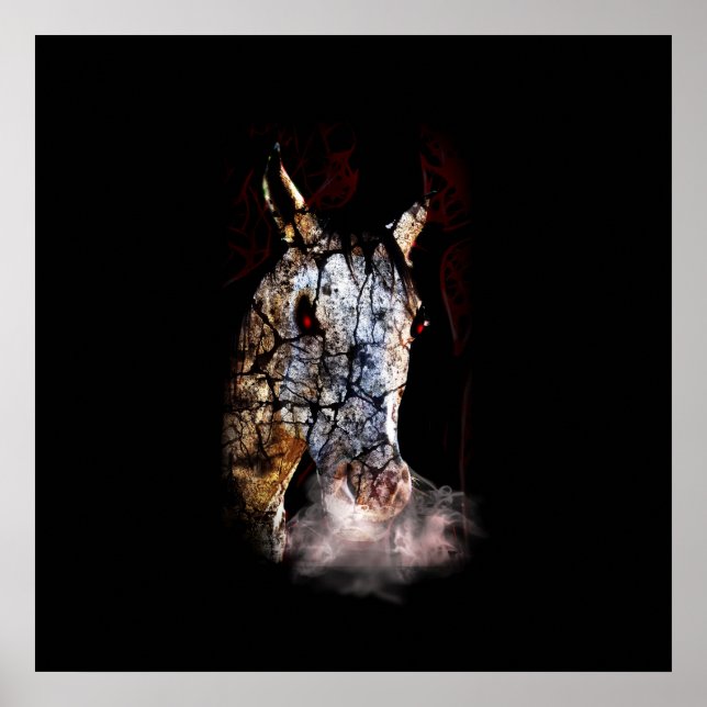 Pôster Creepy Zombie Horse (Frente)