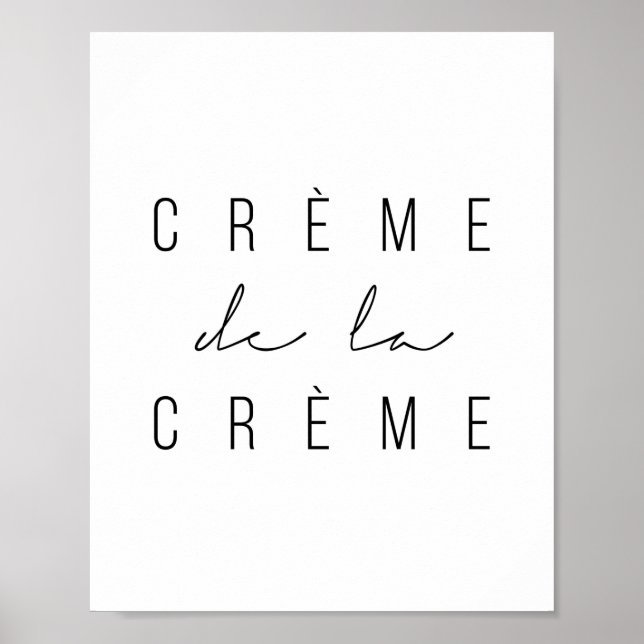 Poster Creme de la Creme (Frente)