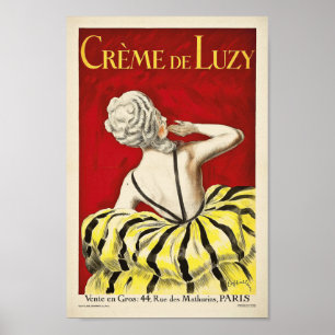 Poster Crème De Luzy   Leonetto Cappiello