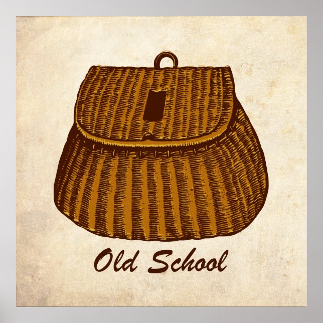 Pôster Creme de Pesca da Escola Antiga (Frente)