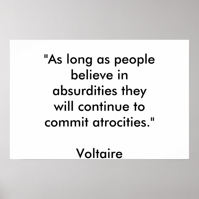 Pôster crença (Frente)