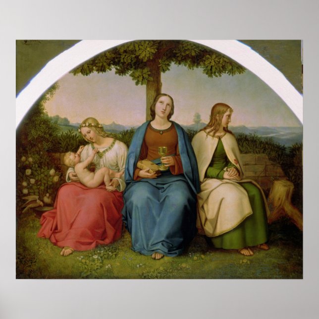 Pôster Crença, esperança e amor, 1819 (Frente)