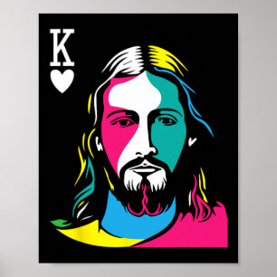 Poster Crentes Cristãos Religiosos Jesus Cristo é rei
