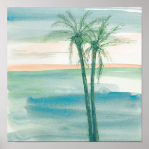 Poster Crepúsculo calmo tropical