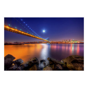 Pôster Crepúsculo, George Washington BridgePalisades, NJ