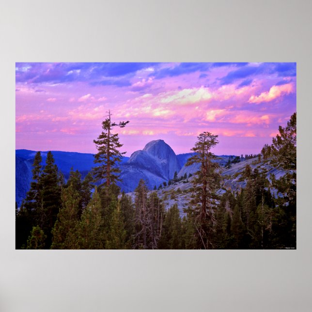 Pôster Crepúsculo - Meio Domo - Parque Nacional Yosemite (Frente)