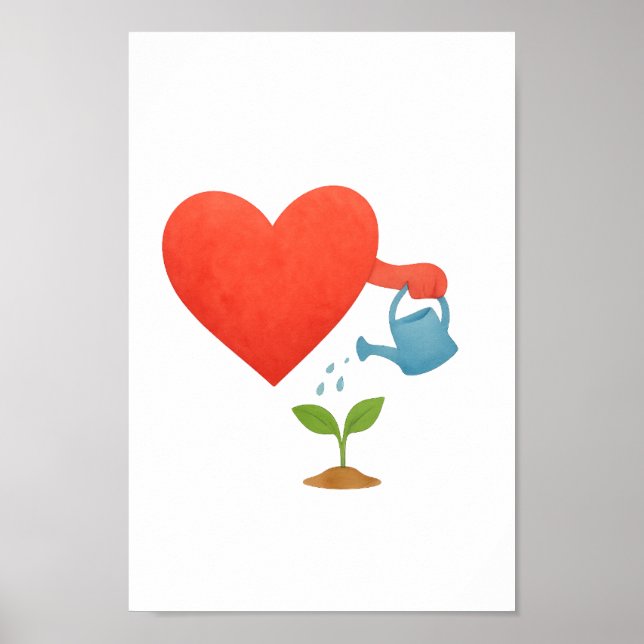 Poster Cresça com amor (Frente)