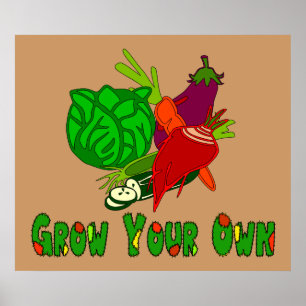 Poster Cresça seus próprios