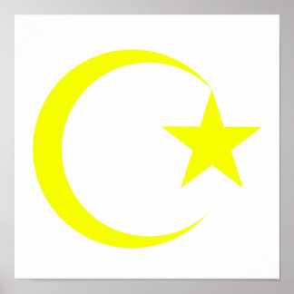 Poster Crescente Amarelo e Estrela.png