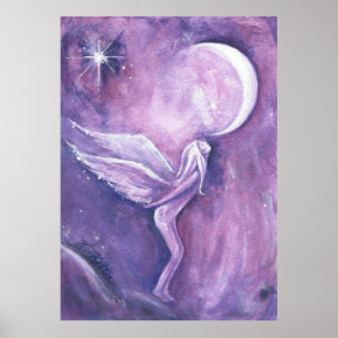 Poster crescente da fada da lua