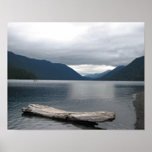 Poster Crescente do lago