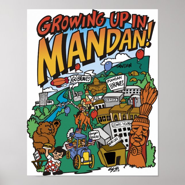 Poster "Crescer em Mandão" (Frente)