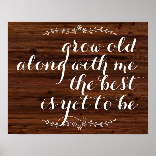 Pôster Crescer junto comigo o melhor ainda está para ser  (Frente)