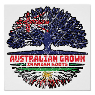 Pôster Crescido na Austrália, Raízes Iranianas – Leão e S