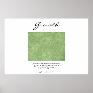 Poster Crescimento - Verde Feng Shui