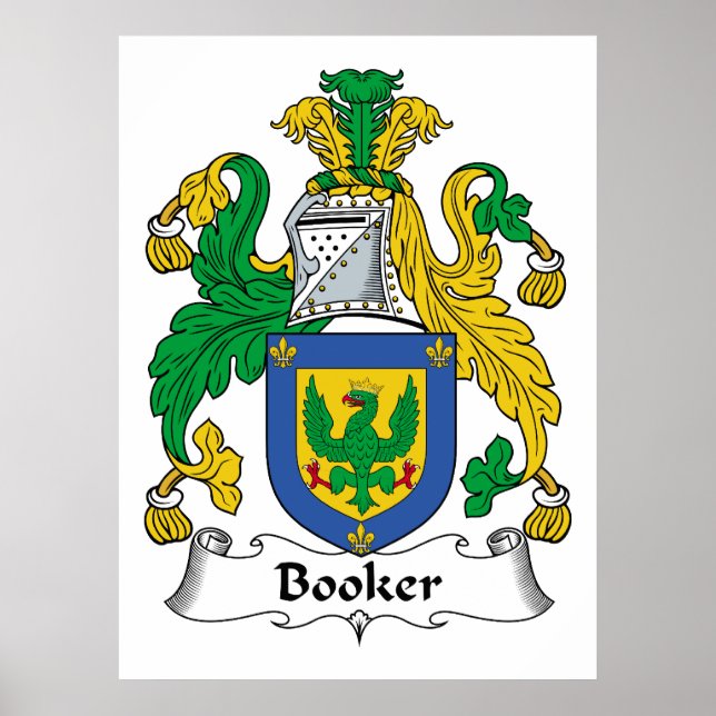 Poster Crest da Família Booker (Frente)