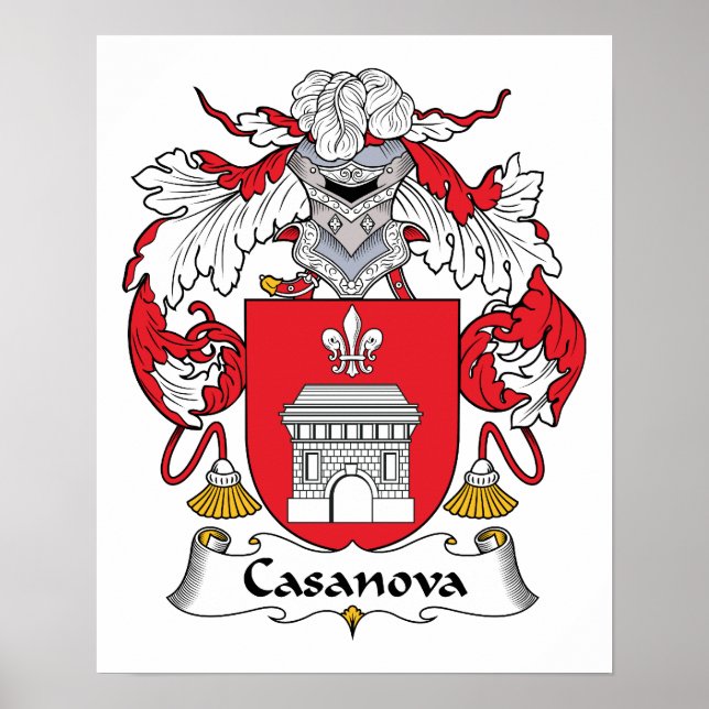 Pôster Crest da Família Casanova (Frente)