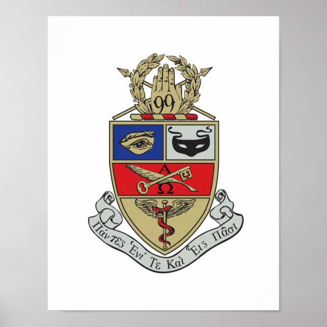 Poster Crest da Kappa Psi (Frente)