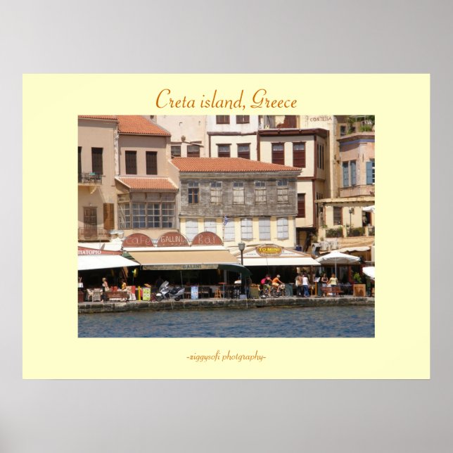 Poster Creta, Grécia (Frente)