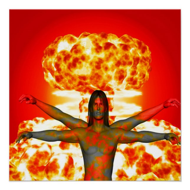 Pôster Criação atômica (Frente)