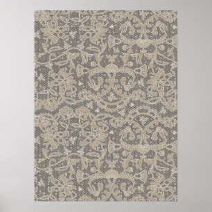 Poster Criação de Bordados Crochet