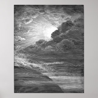 Pôster Criação de Luz, por Gustave Doré