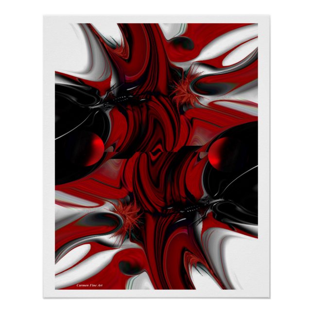 Pôster "Criação Perceptiva", Poster brilhante (Frente)