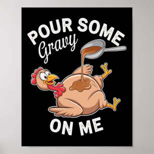 Poster Criações hilárias de festa do Dia de Ação de Graça
