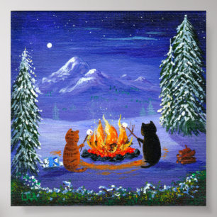 Poster Criadores de Ratos Negros Engraçados