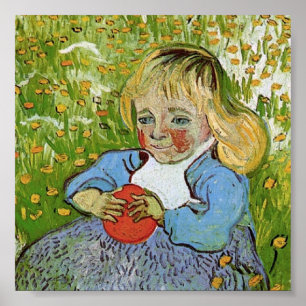 Pôster Criança com Laranja Van Gogh de Bela Arte
