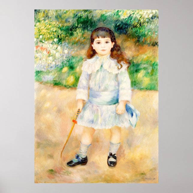 Poster Criança com um chicote  Auguste  Renoir  (Frente)