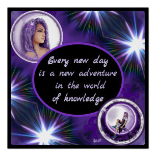 Pôster Criança de lua púrpura